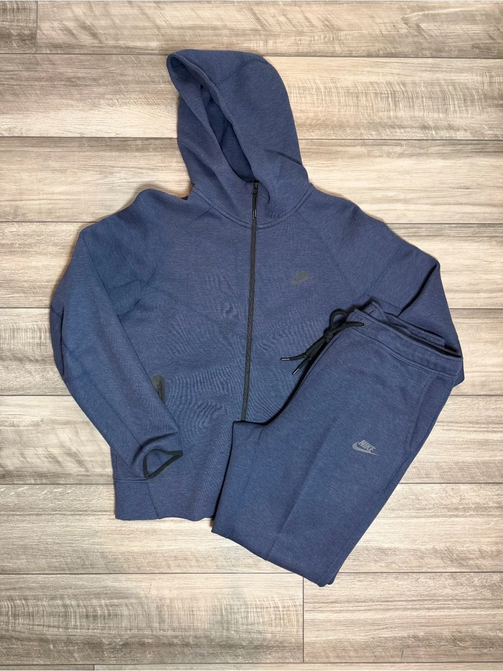 Nike Dark Navy Zip-Up Hoodie and Joggers Set